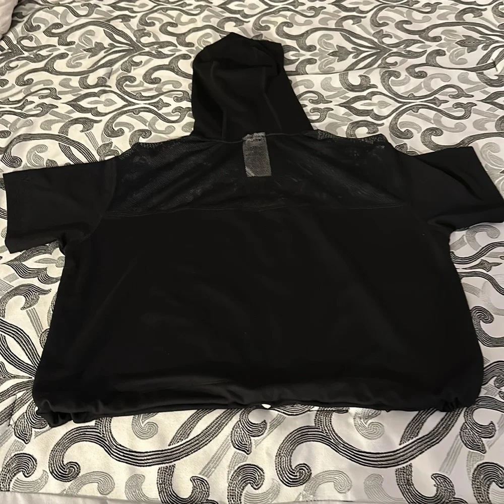 Womens DKNY sport mesh hoodie - Picture 2 of 2